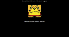 Desktop Screenshot of cervezagermania.com